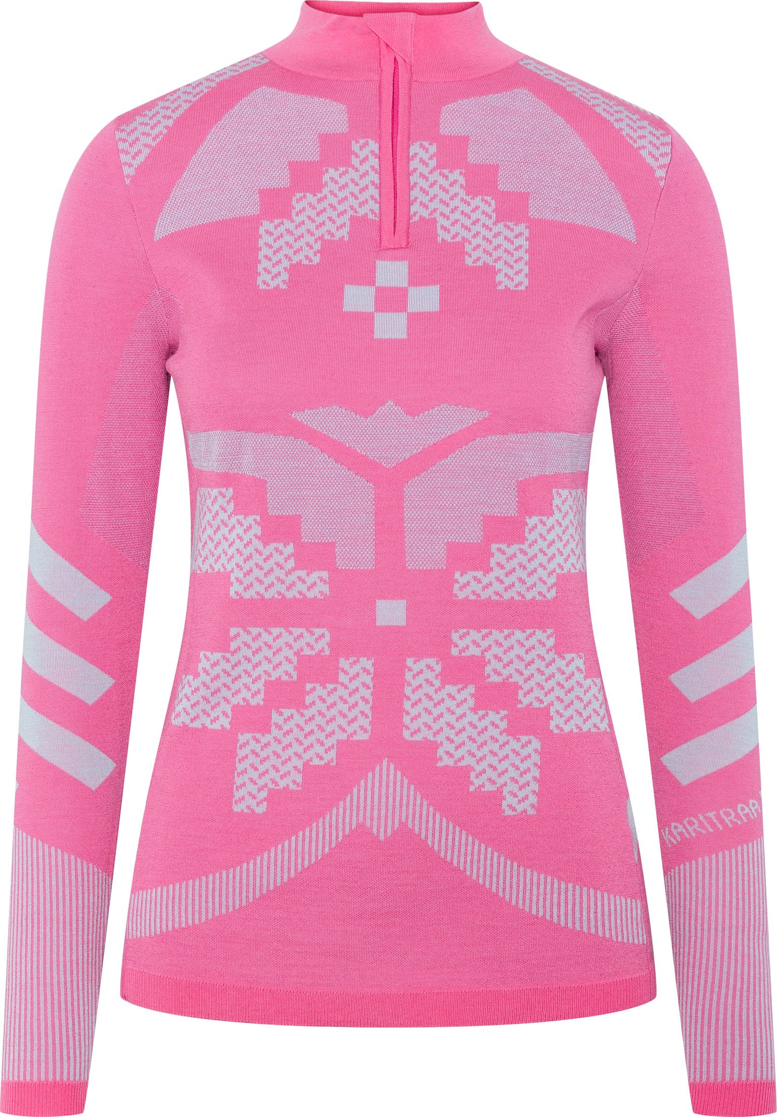 Kari Traa Women's Faith Half Zip Bright Pink