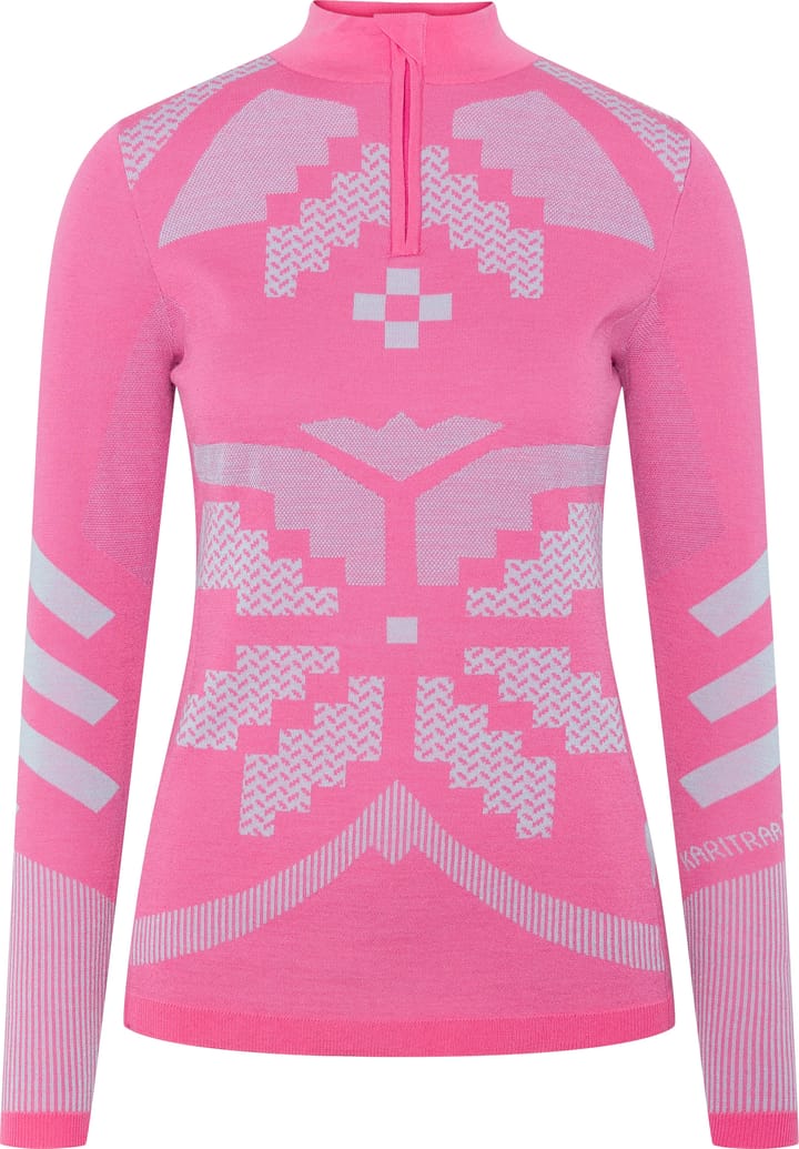 Kari Traa Women's Faith Half Zip Bright Pink Kari Traa