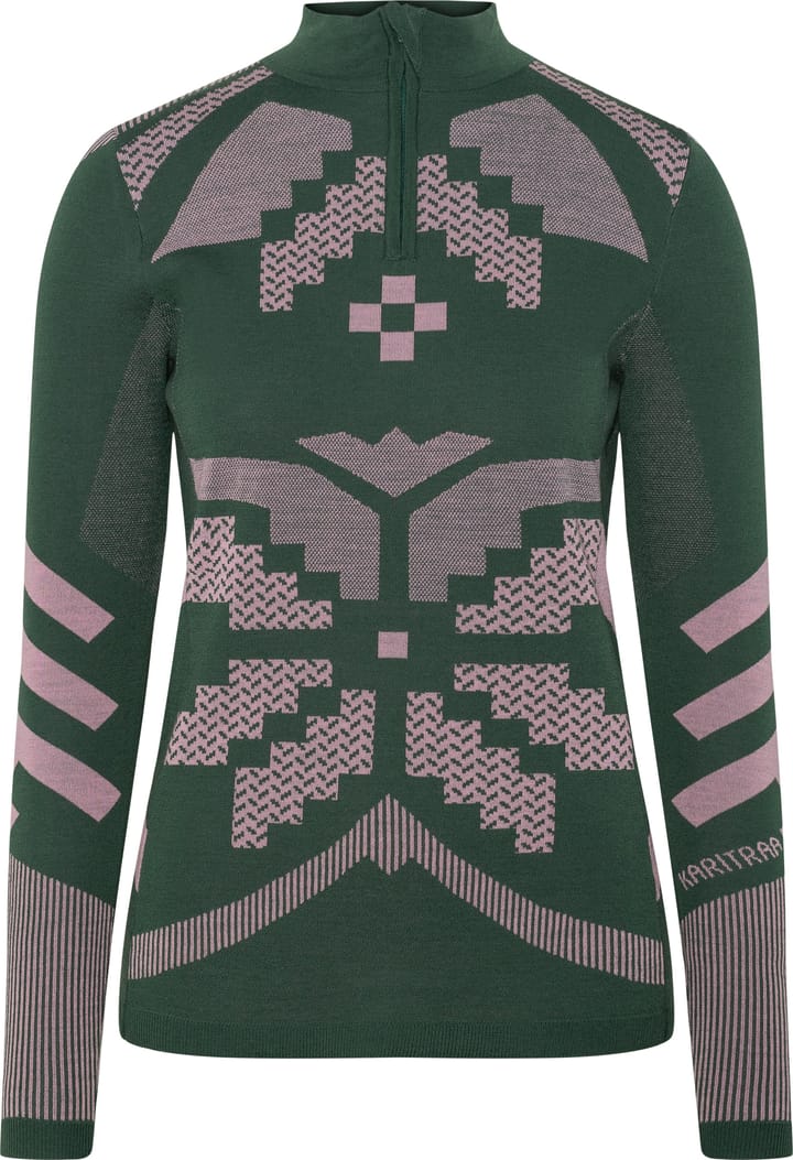 Kari Traa Women's Faith Half Zip Thyme Kari Traa Kari Traa Women's Faith Half Zip Thyme Kari Traa
