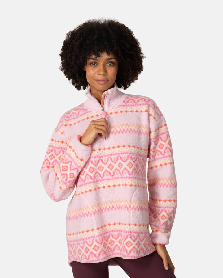 Kari Traa Women's Ruthie Midlayer Half Zip Pink Frost Kari Traa