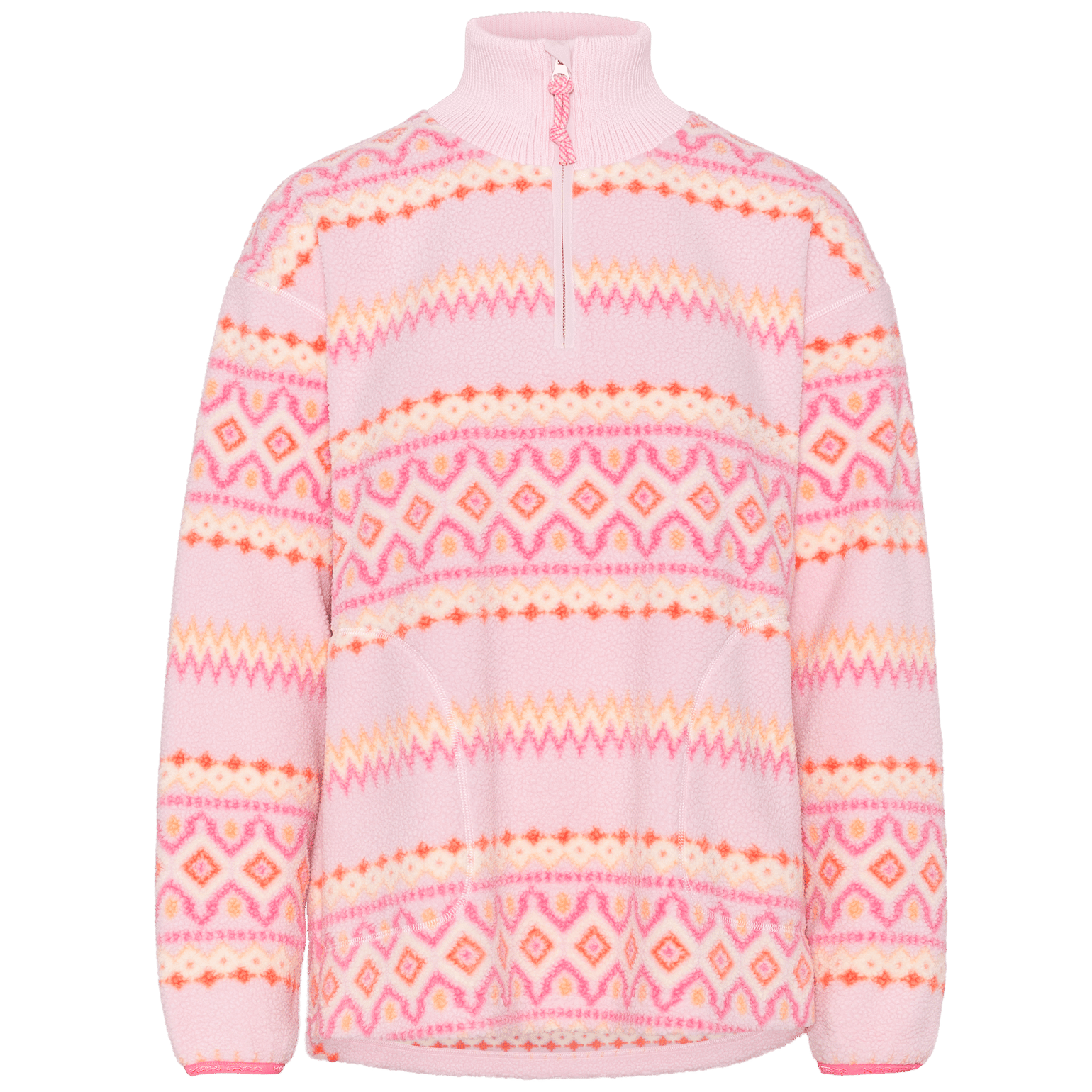 Kari Traa Women's Ruthie Midlayer Half Zip Pink Frost