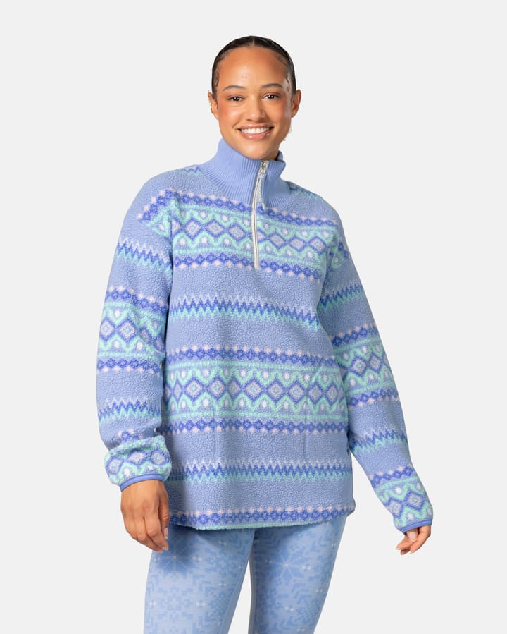 Kari Traa Women's Ruthie Midlayer Half Zip Pastel Light Blue Kari Traa