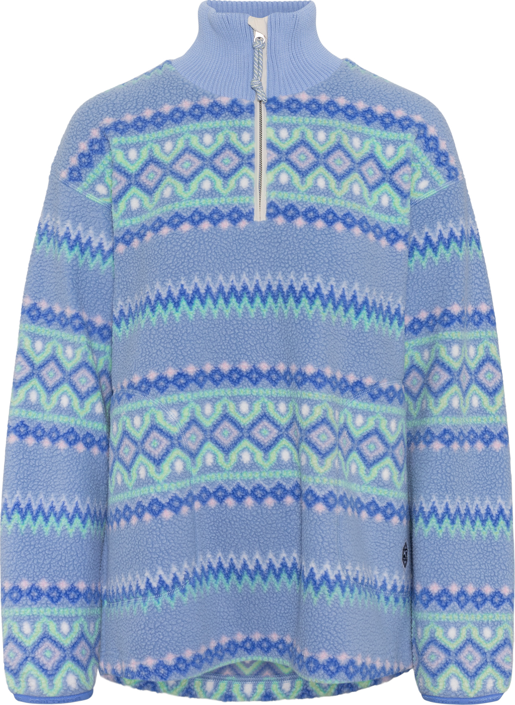 Kari Traa Women's Ruthie Midlayer Half Zip Pastel Light Blue Mellomlag trøyer L