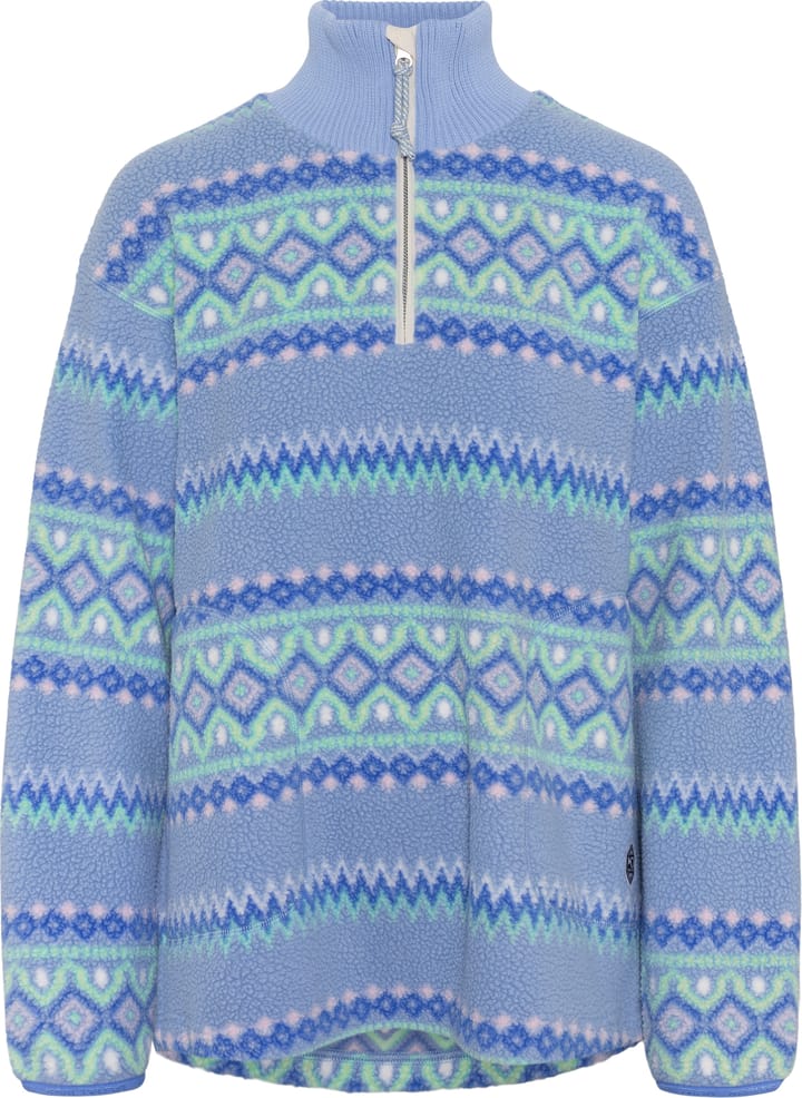 Kari Traa Women's Ruthie Midlayer Half Zip Pastel Light Blue Kari Traa