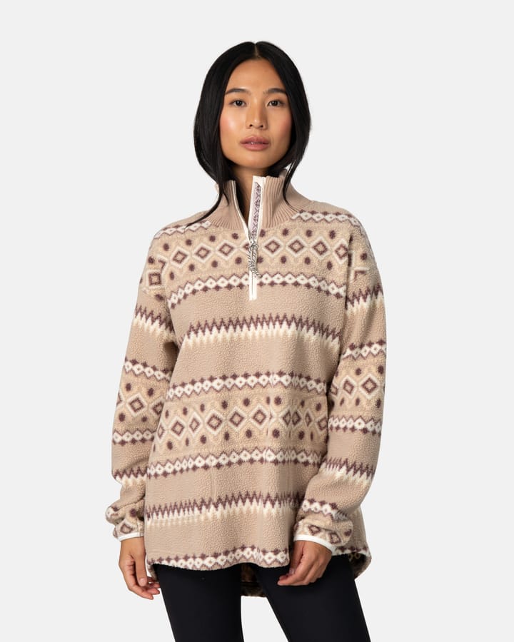 Kari Traa Women's Ruthie Midlayer Half Zip Mocha Kari Traa
