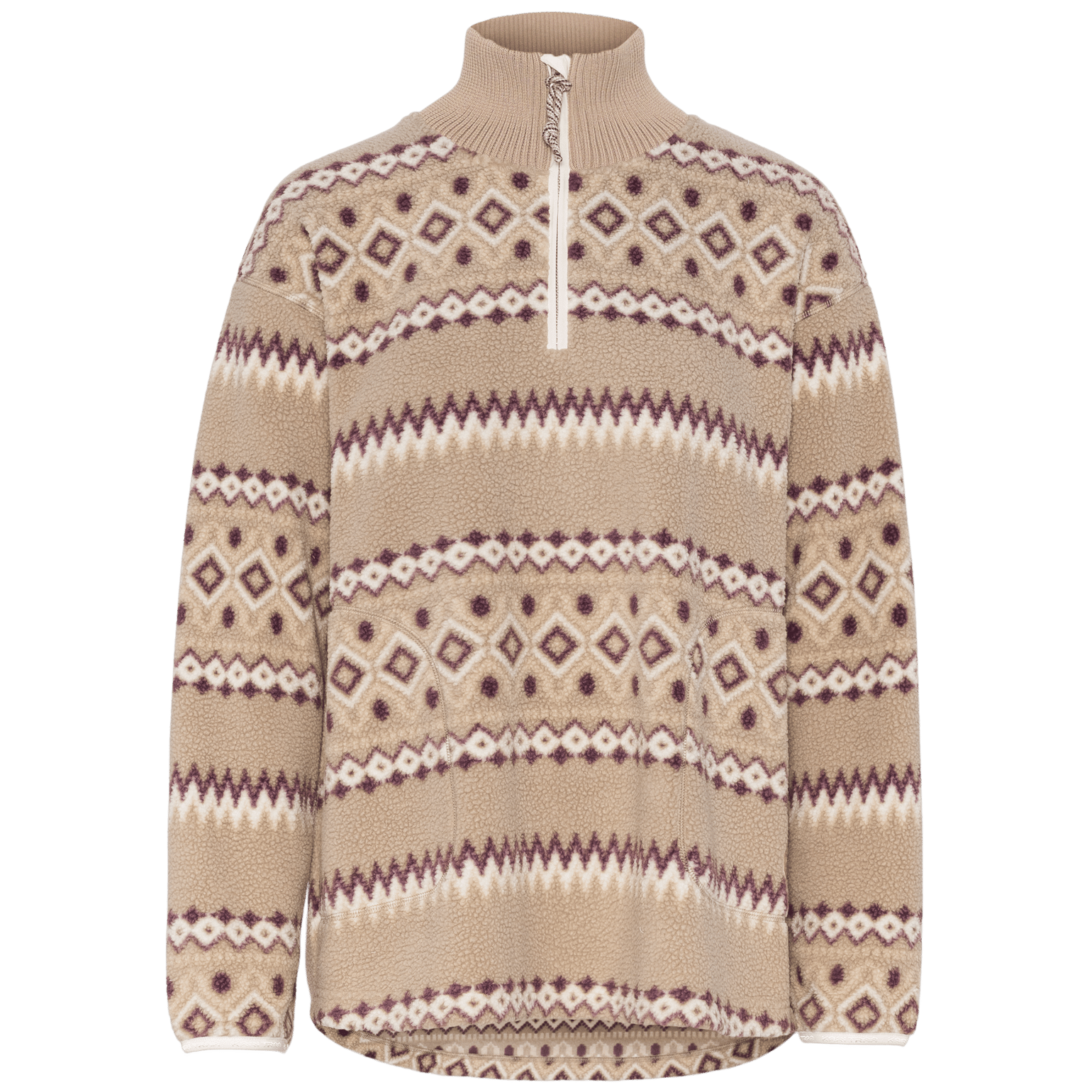 Kari Traa Women's Ruthie Midlayer Half Zip Mocha