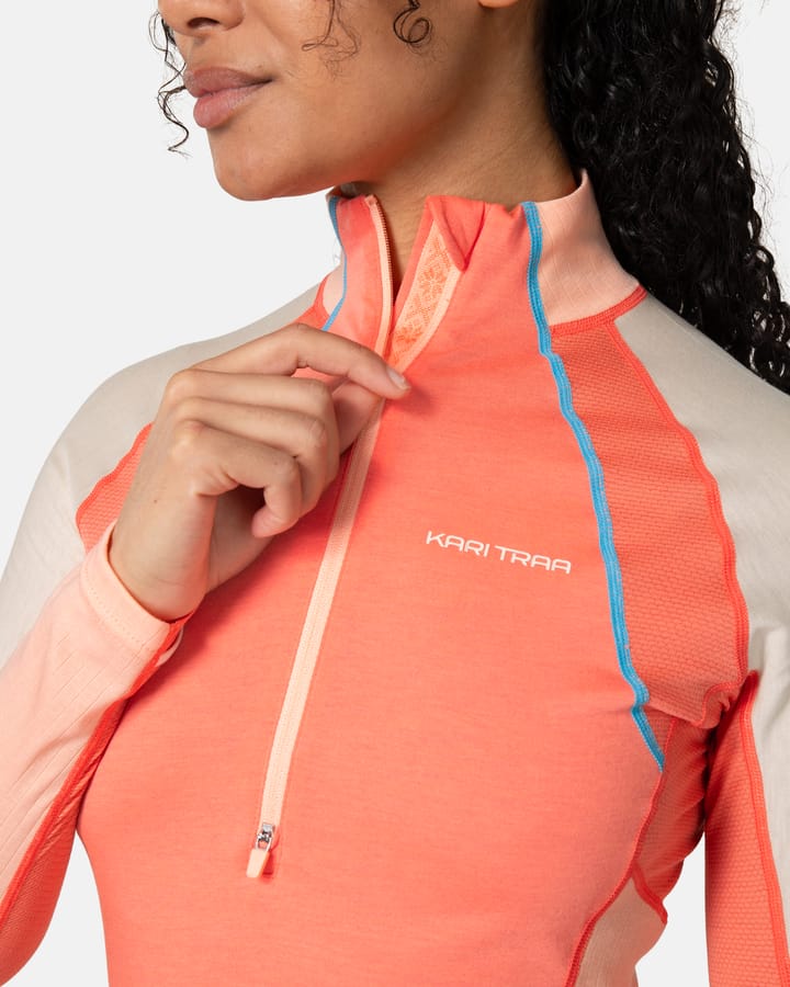 Kari Traa Women's Alma Half Zip Coral Kari Traa