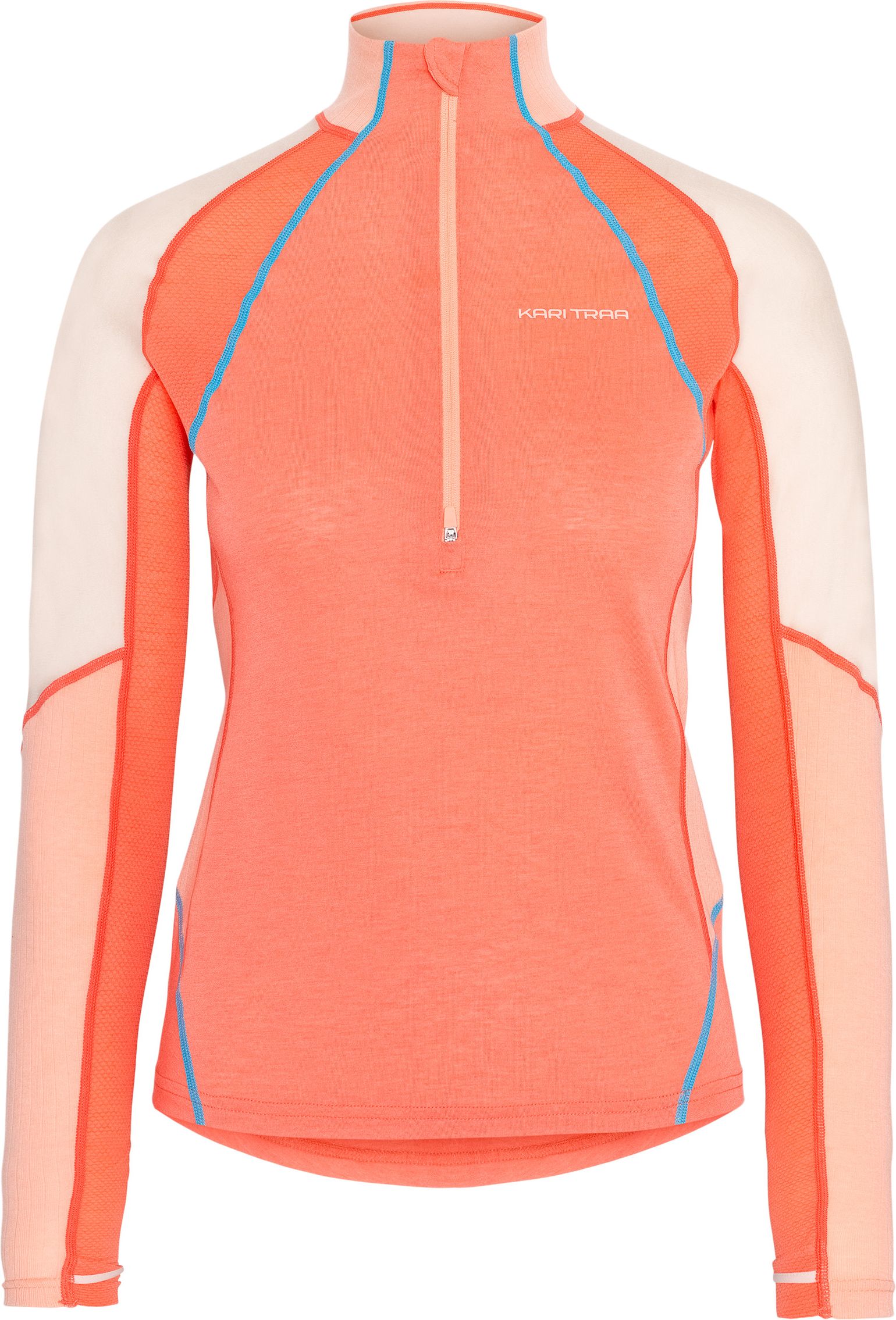 Kari Traa Women's Alma Half Zip Coral