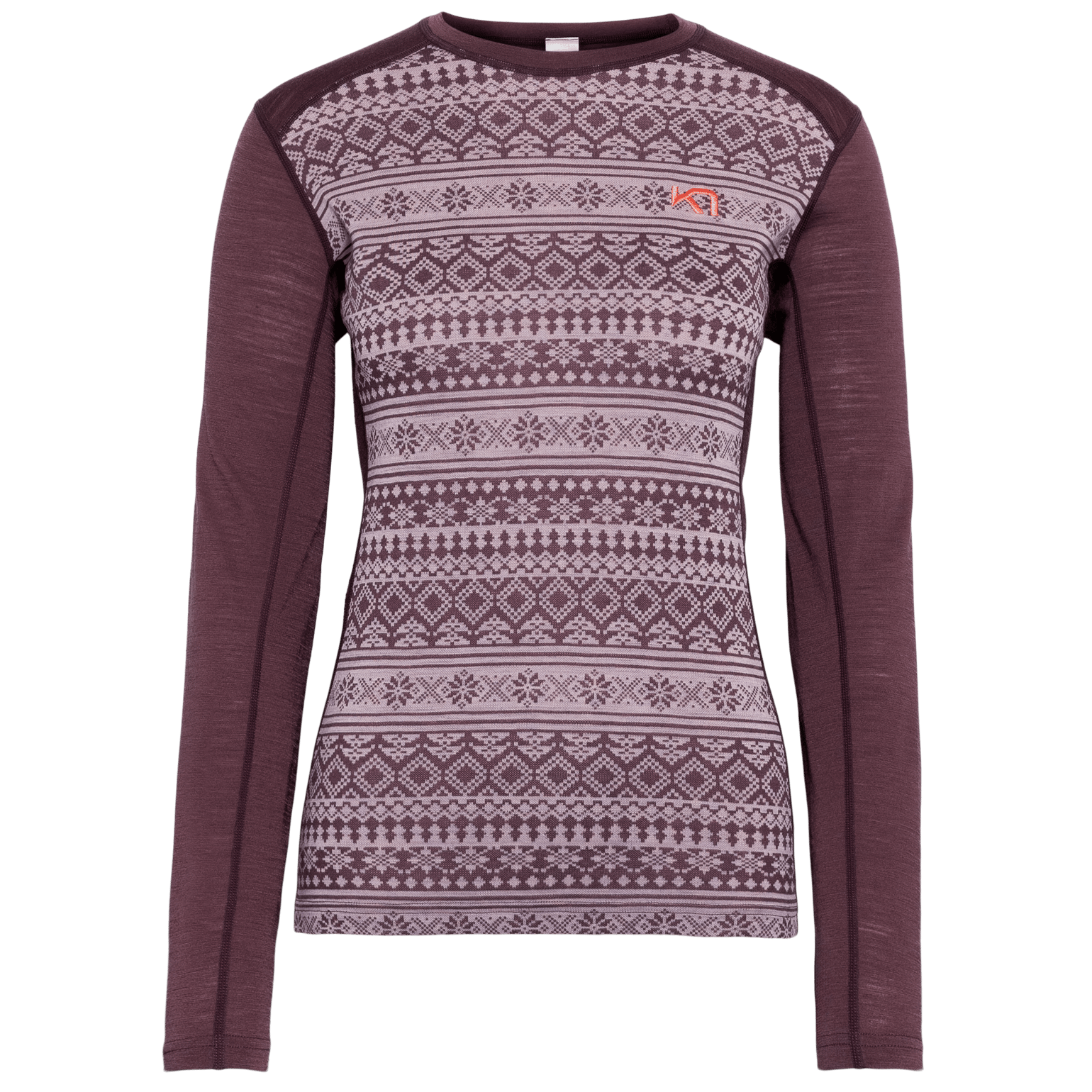 Kari Traa Women's Mina Long Sleeve Cocoa Powder