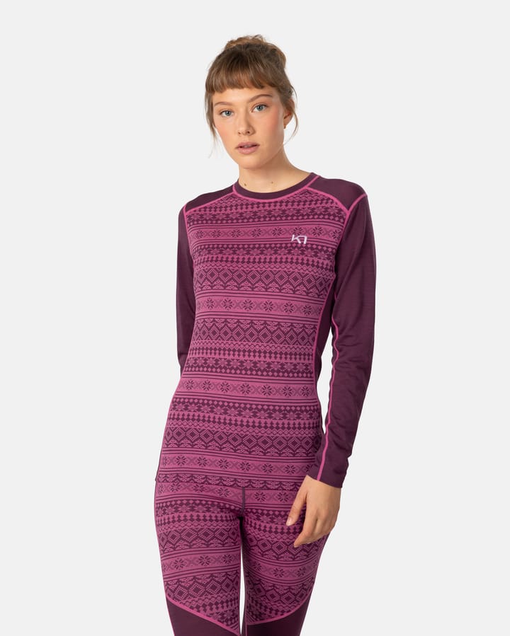 Kari Traa Women's Mina Long Sleeve Wine Kari Traa