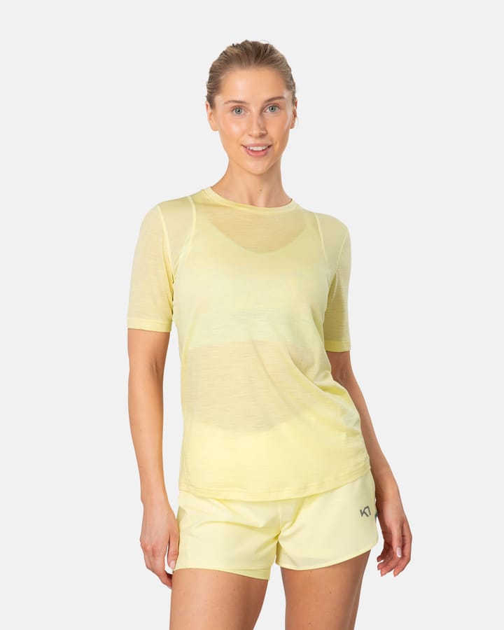 Kari Traa Women's Embla Wool Tee Mellow Yellow Kari Traa