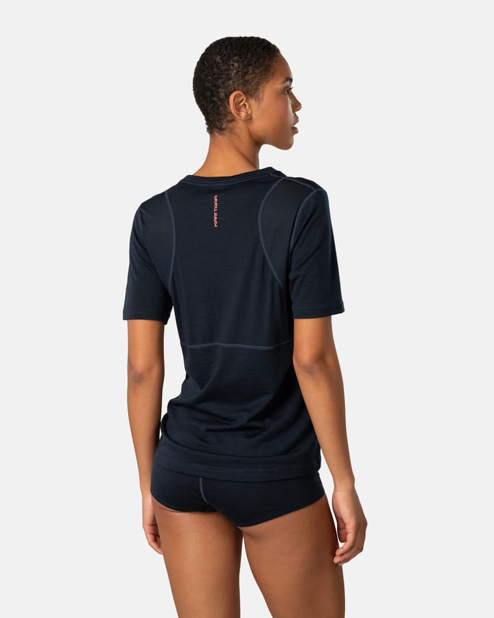 Kari Traa Women's Embla Wool Tee Dark Navy Blue Kari Traa