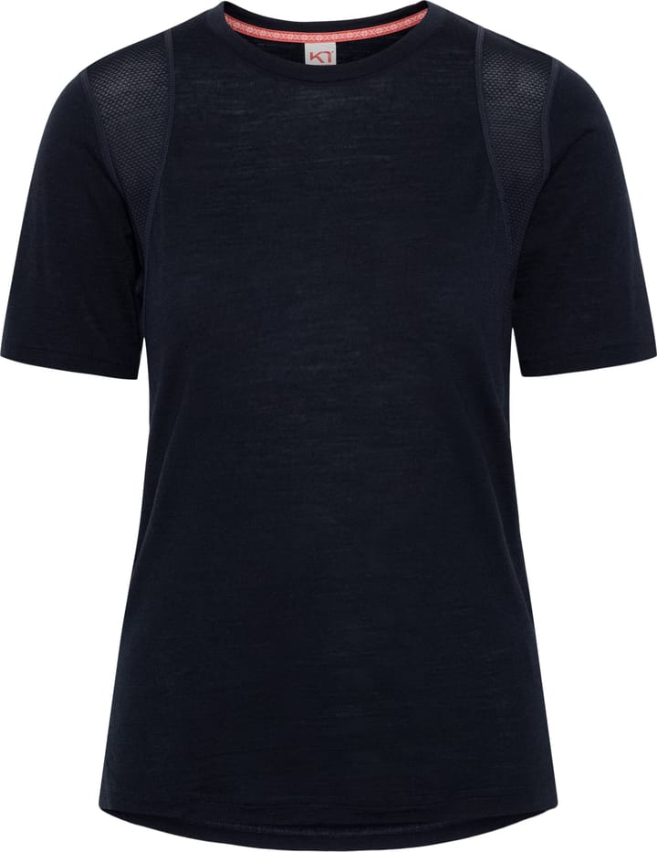 Kari Traa Women's Embla Wool Tee Dark Navy Blue Kari Traa