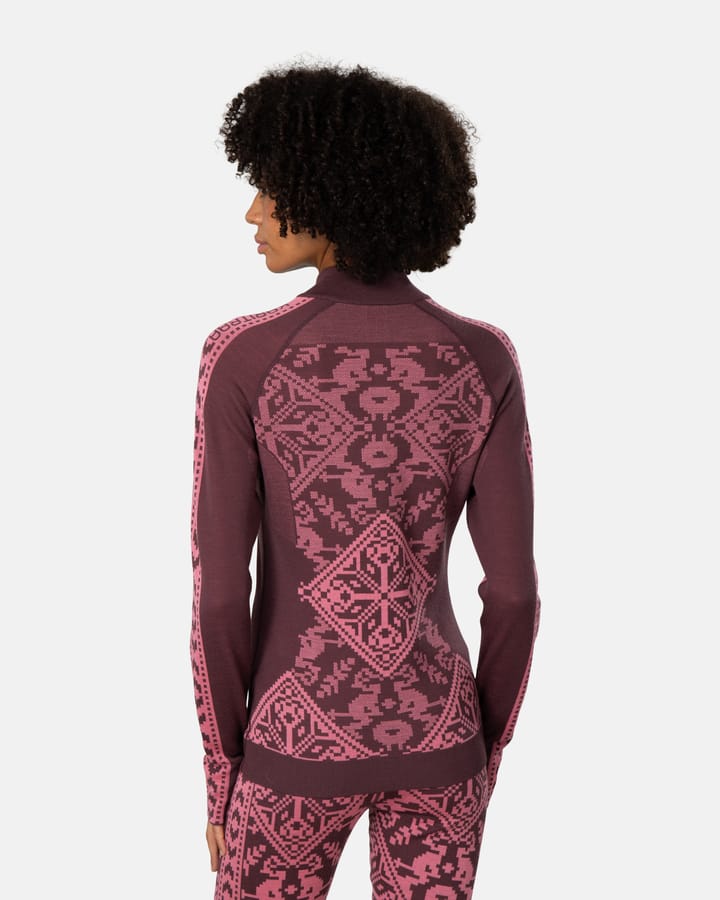 Kari Traa Women's Saga Half Zip Cocoa Powder Kari Traa