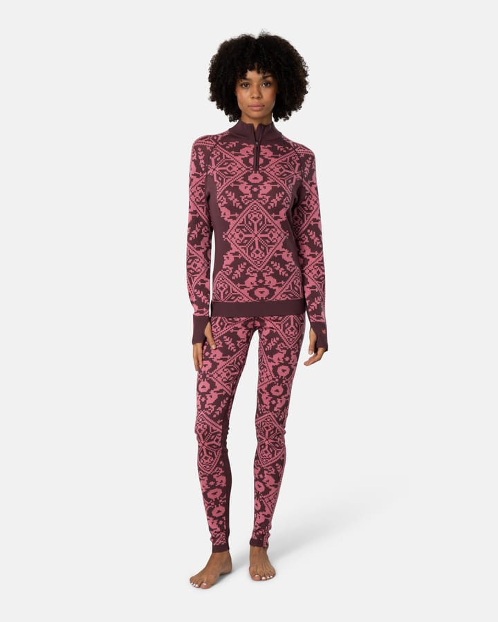 Kari Traa Women's Saga Half Zip Cocoa Powder Kari Traa
