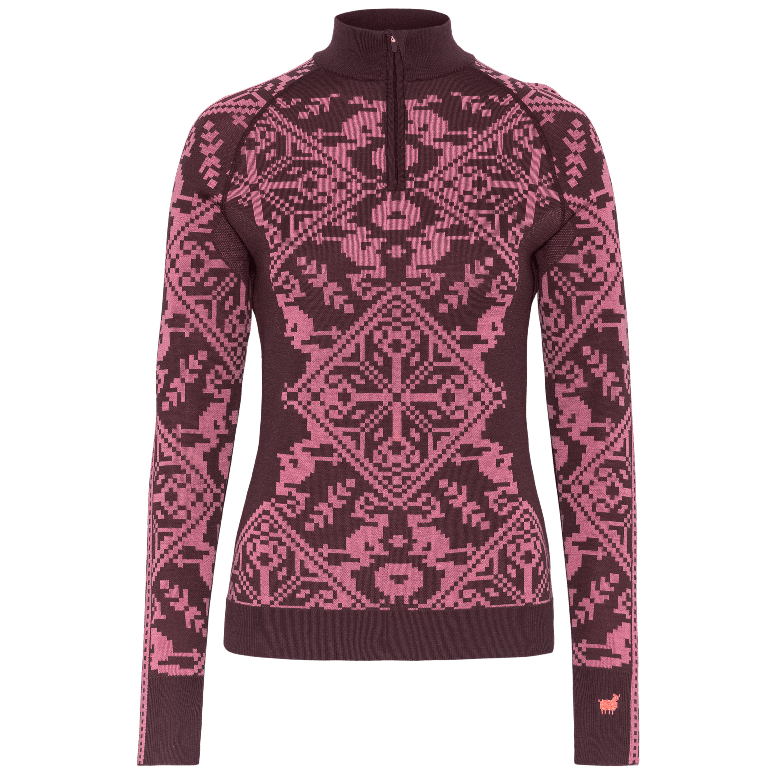 Kari Traa Women's Saga Half Zip Cocoa Powder