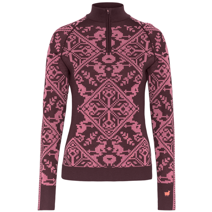 Kari Traa Women's Saga Half Zip Cocoa Powder Kari Traa