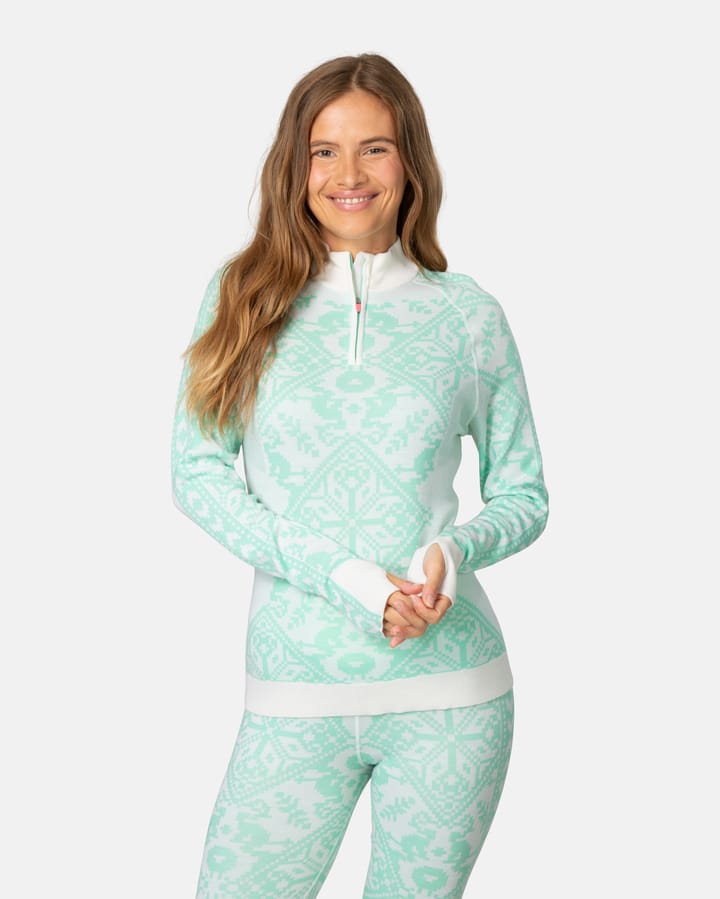 Kari Traa Women's Saga Half Zip Jelly Mint Kari Traa