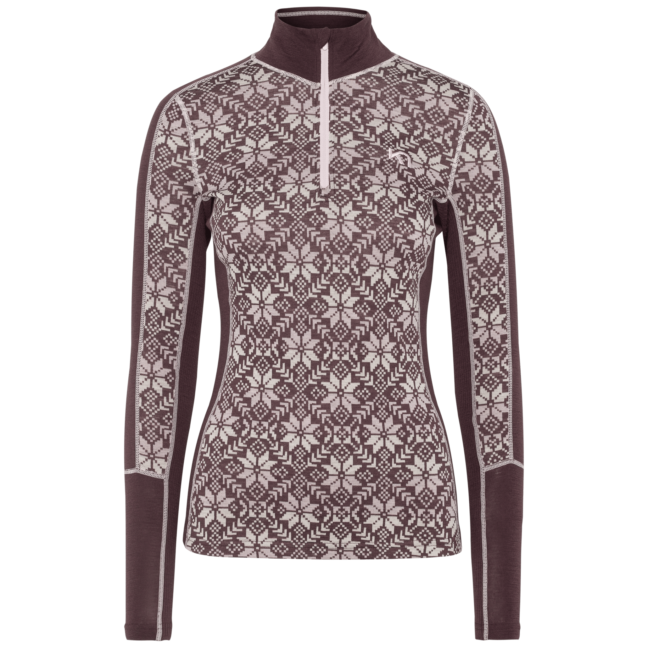 Kari Traa Women's Anna Half Zip Cocoa Powder