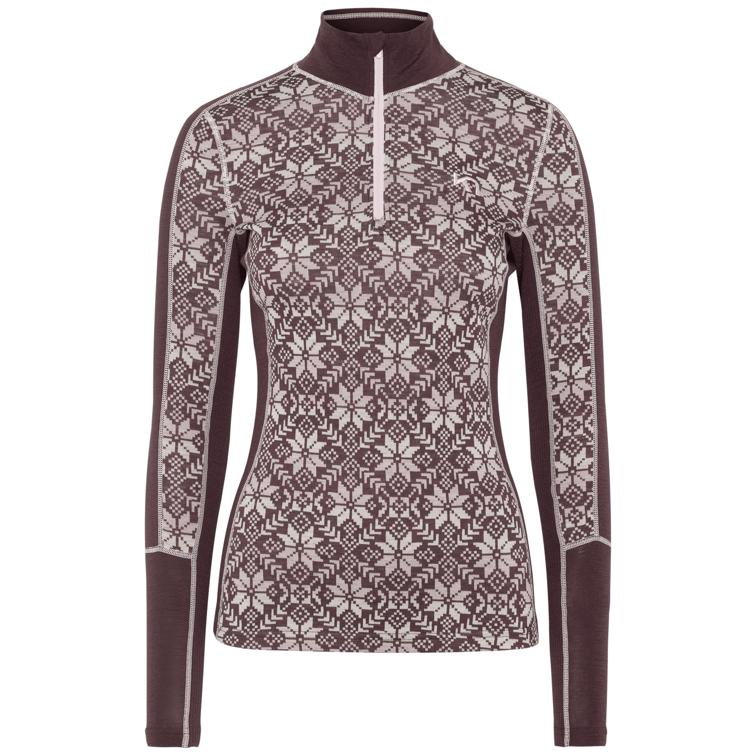 Kari Traa Women's Anna Half Zip Cocoa Powder
