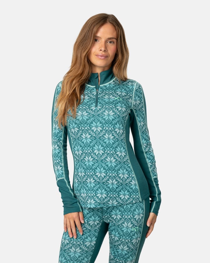 Kari Traa Women's Anna Half Zip Peacock Kari Traa