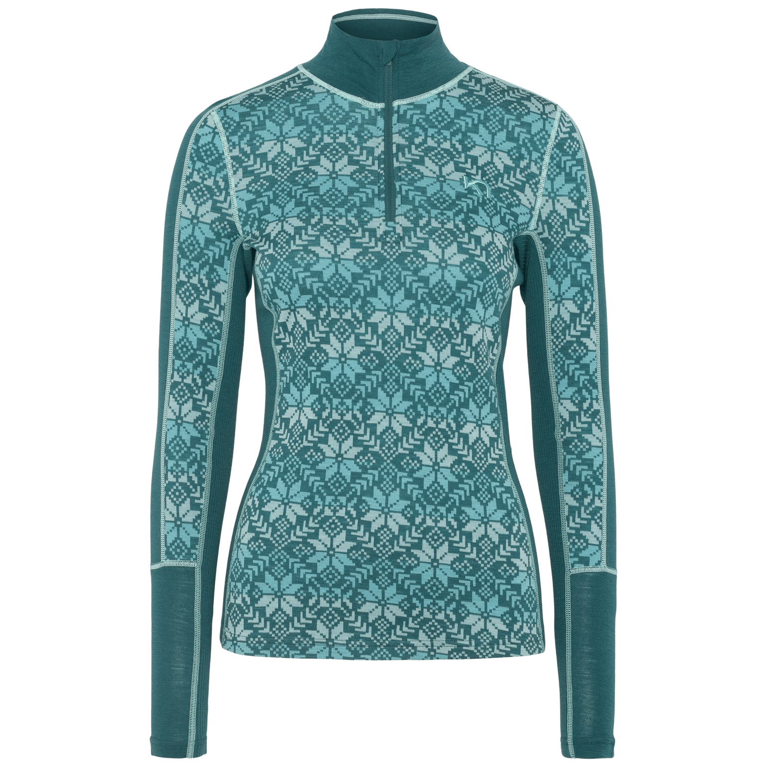 Kari Traa Women's Anna Half Zip Peacock