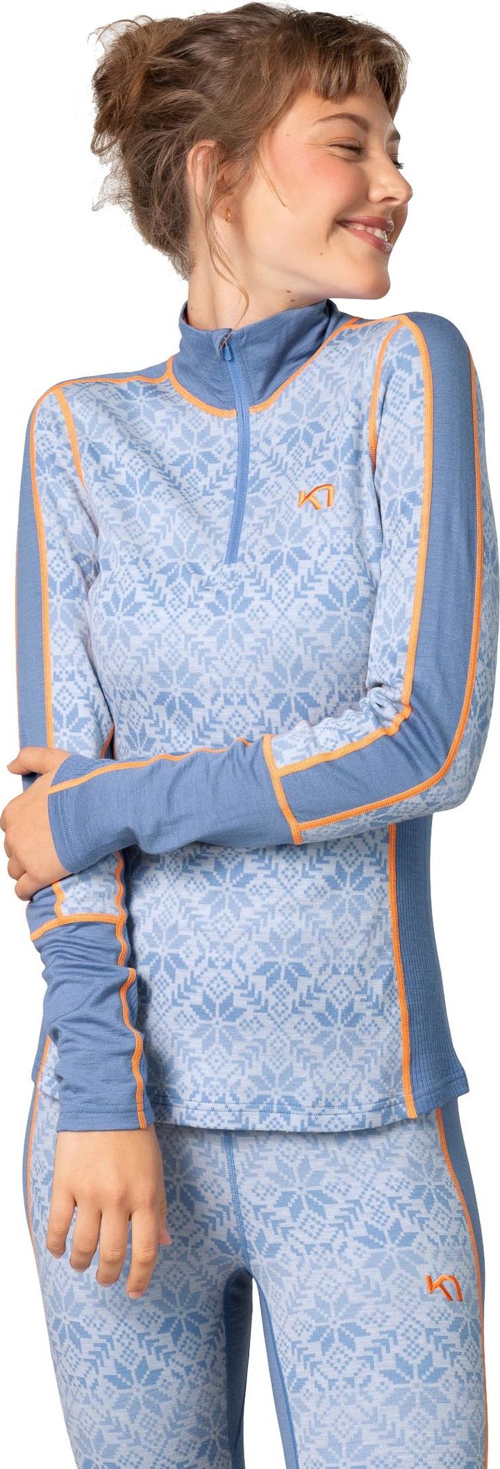 Kari Traa Women's Anna Half Zip Sea Kari Traa Kari Traa Women's Anna Half Zip Sea Kari Traa