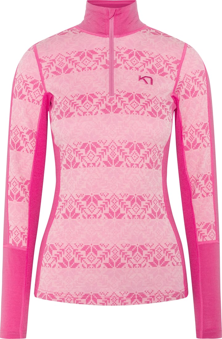 Kari Traa Women's Anna Half Zip Bright Pink Kari Traa Kari Traa Women's Anna Half Zip Bright Pink Kari Traa