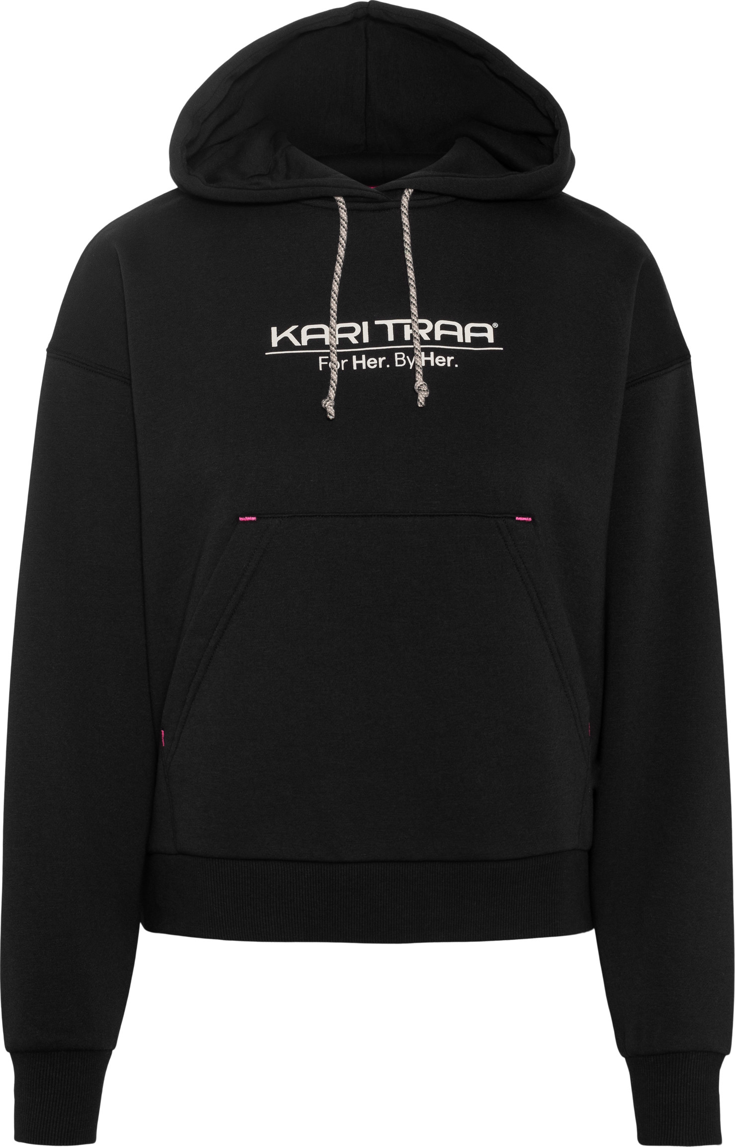 Kari Traa Women's Anelie Logo Hood Black Pitkähihaiset paidat S
