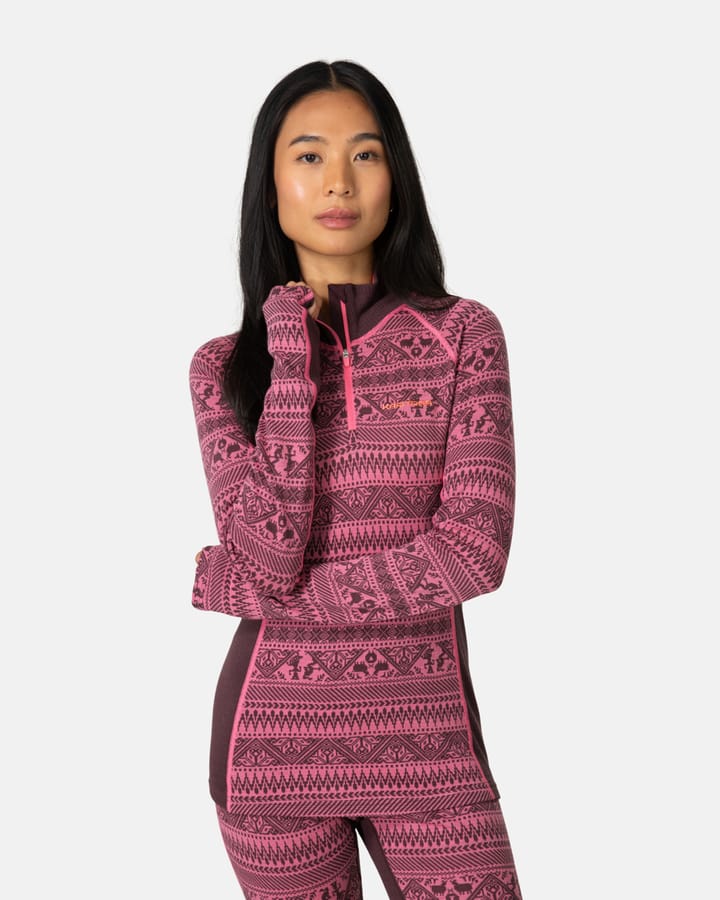 Kari Traa Women's Tale Half Zip Cocoa Powder Kari Traa