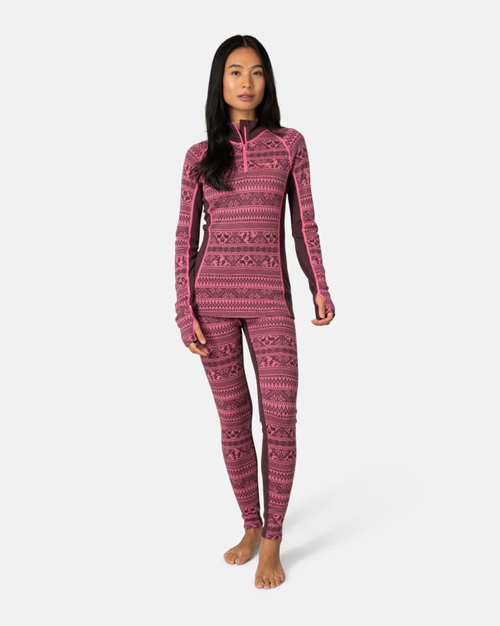 Kari Traa Women's Tale Half Zip Cocoa Powder Kari Traa