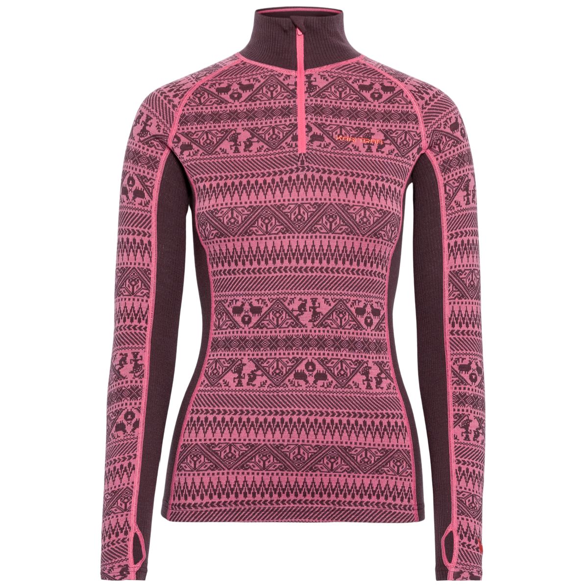 Kari Traa Women's Tale Half Zip Cocoa Powder