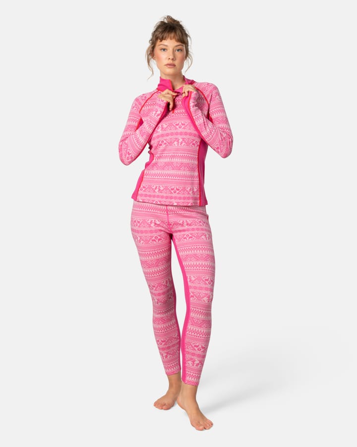 Kari Traa Women's Tale Half Zip Bright Pink Kari Traa Kari Traa Women's Tale Half Zip Bright Pink Kari Traa