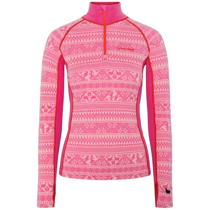 Kari Traa Women's Tale Half Zip Bright Pink Kari Traa