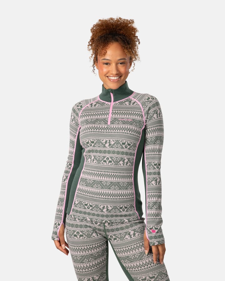 Kari Traa Women's Tale Half Zip Thyme Kari Traa