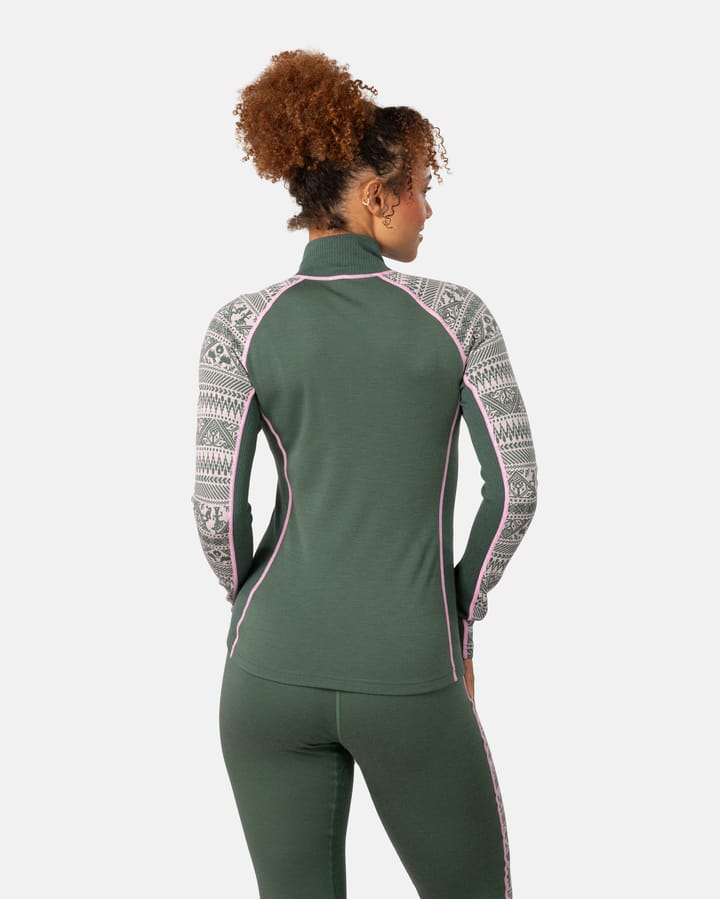 Kari Traa Women's Tale Half Zip Thyme Kari Traa Kari Traa Women's Tale Half Zip Thyme Kari Traa