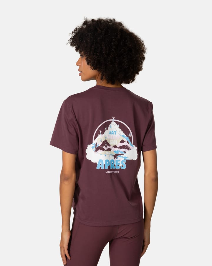 Kari Traa Women's Kari Traa Graphic Tee Cocoa Powder Kari Traa