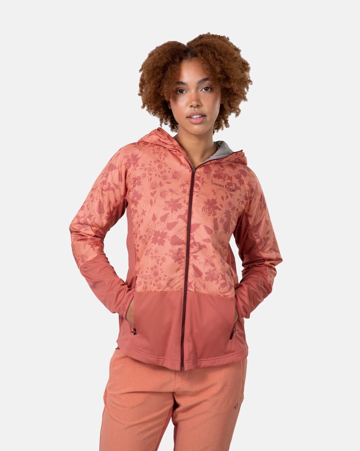 Kari Traa Sanne Lined Jacket Dark Dusty Orange Pink Kari Traa