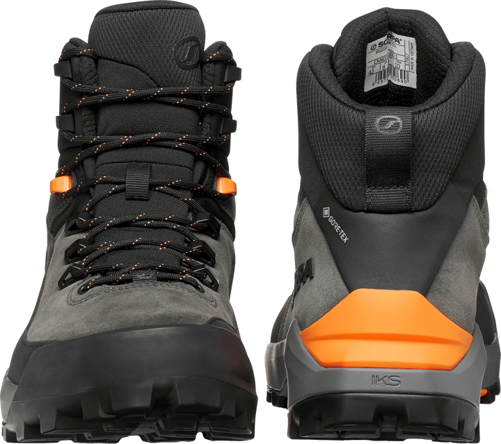 Scarpa Men's Mustang TRK GORE-TEX Shark Gray - Tonic Orange Scarpa