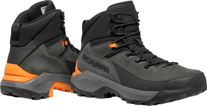 Scarpa Men's Mustang TRK GORE-TEX Shark Gray - Tonic Orange Scarpa