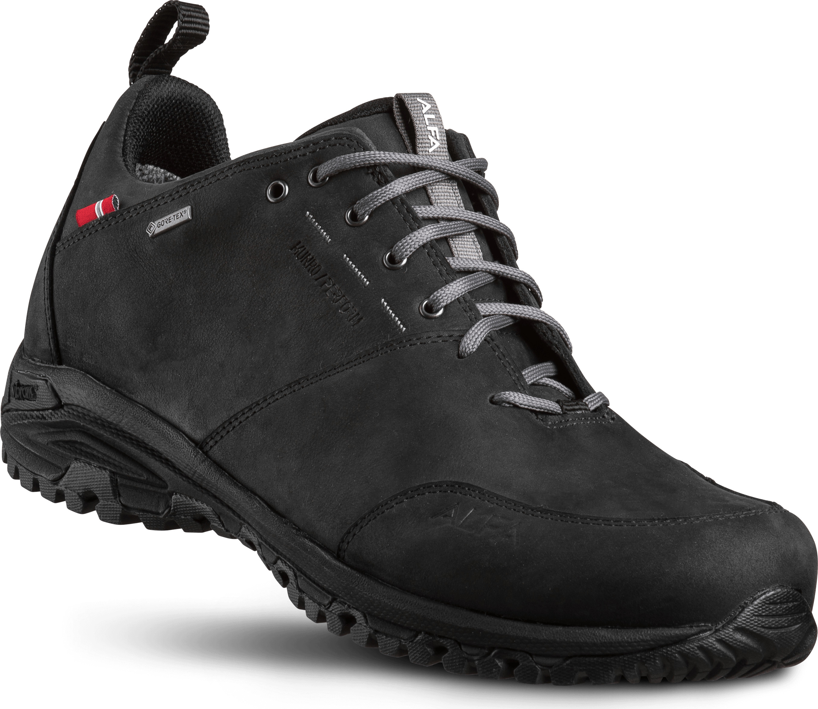 Alfa Women's Munro Perform GORE TEX Black Vandringsskor 37