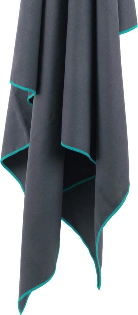 Lifeventure Recycled Softfibre Trek Towel Large Grey Lifeventure