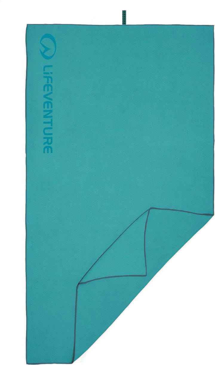 Lifeventure Recycled Softfibre Trek Towel Large Teal Lifeventure