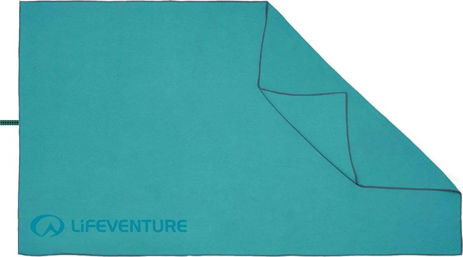 Lifeventure Recycled Softfibre Trek Towel Large Teal