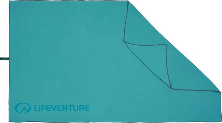 Lifeventure Recycled Softfibre Trek Towel Large Teal Lifeventure