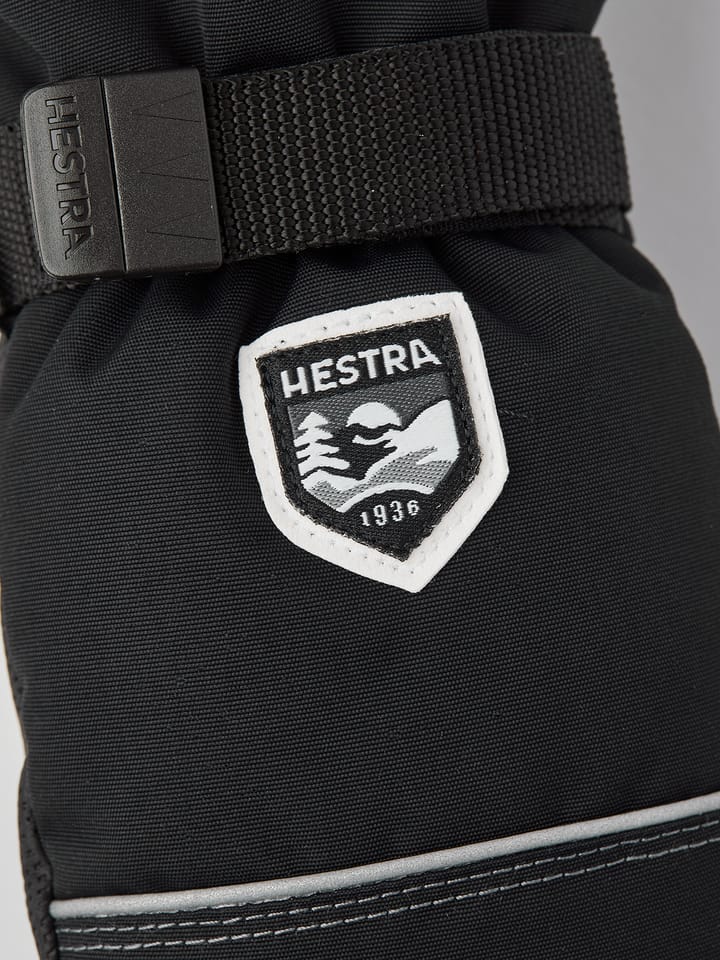 Hestra Kids' Wool Terry - Mitt Black Hestra Hestra Kids' Wool Terry - Mitt Black Hestra