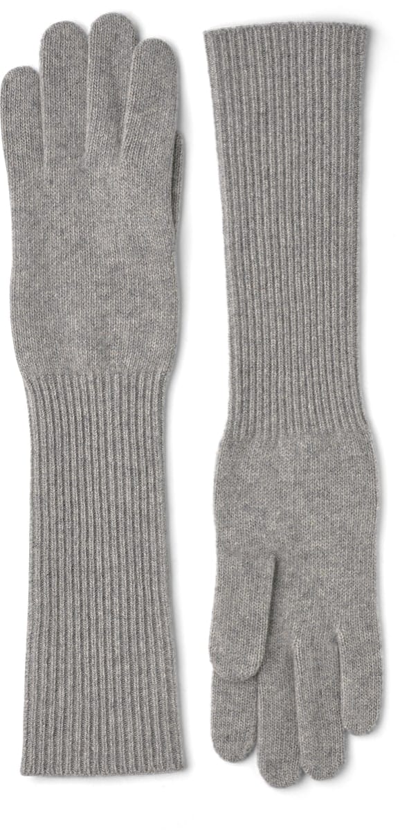 Hestra Ladies' Cashmere Glove 8 Bt Light Grey Hestra