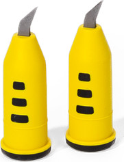 Swenor Roller Ski Tip With Impact 9.0 2-pack Yellow Skidtillbehör 9.0
