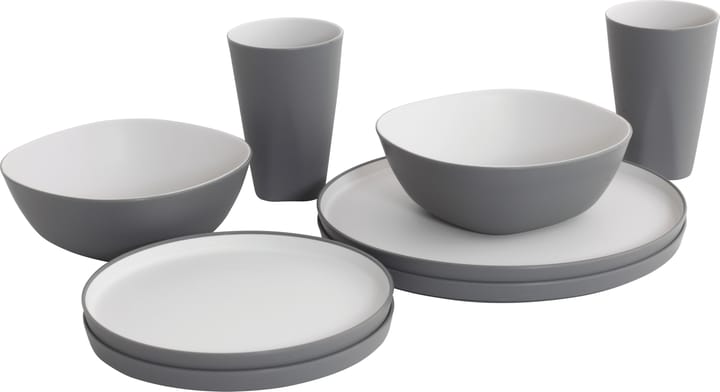 Outwell Gala 2 Person Dinner Set Grey Mist Grey Mist Outwell