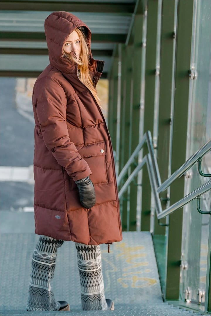 Skhoop Women's Selma Down Coat Chestnut Skhoop